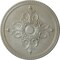 Ekena Millwork Milton Ceiling Medallion (Fits Canopies up to 7 7/8"), Hand-Painted Flash Gold, 40 5/8"OD x 1 3/4"P CM40MIFLS - alternate 1